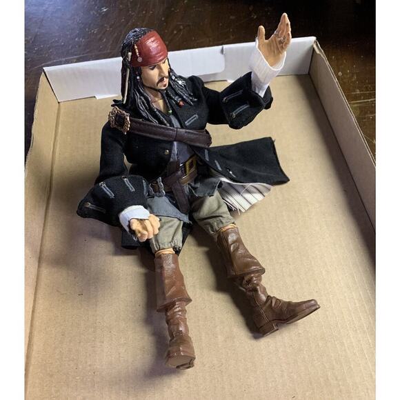 Jack Sparrow Pirates Of Caribbean Figurine Flexible - Picture 4 of 8
